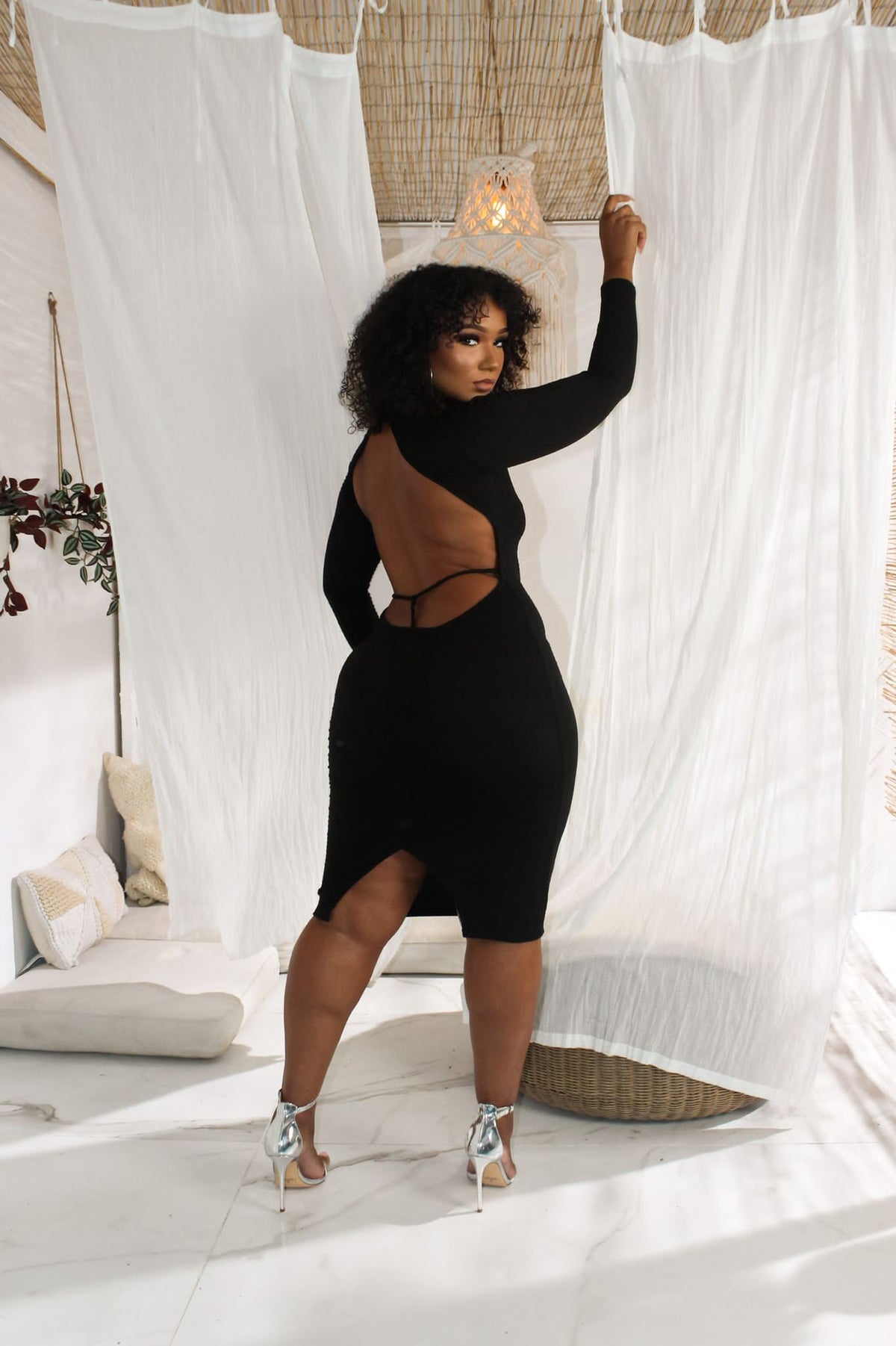 Ocean Basix High Neck Bodycon Dress
