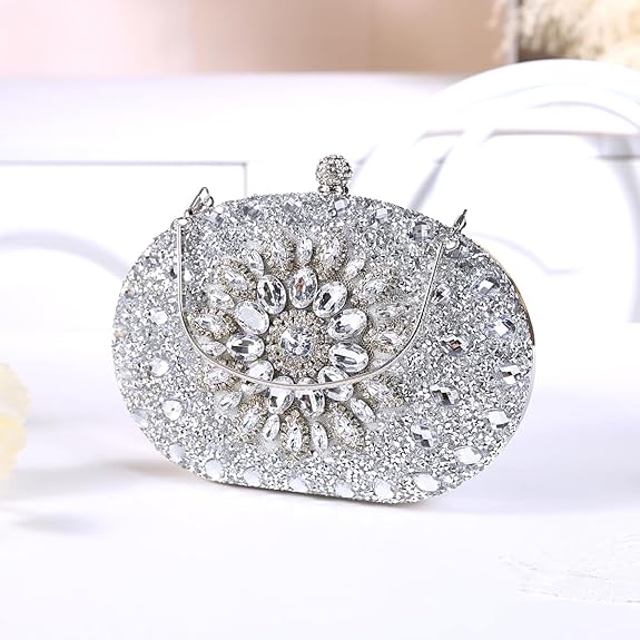 Women's Evening Bags Sparkly Rhinestone Purses