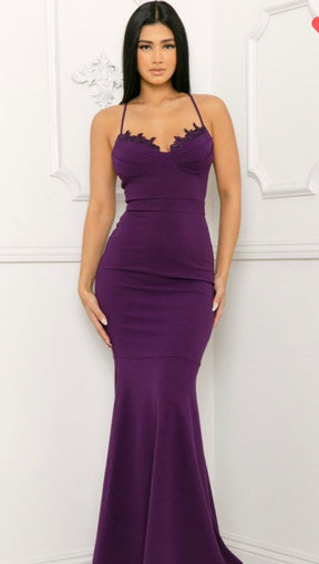 The "Royal Amethyst" Purple Gown