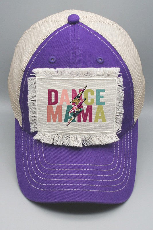 Floral Dance Mama Bolt Patch Trucker Hat
