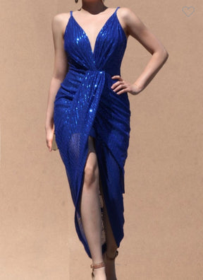 JenniBelle Electric Blue New Year’s Eve Dress