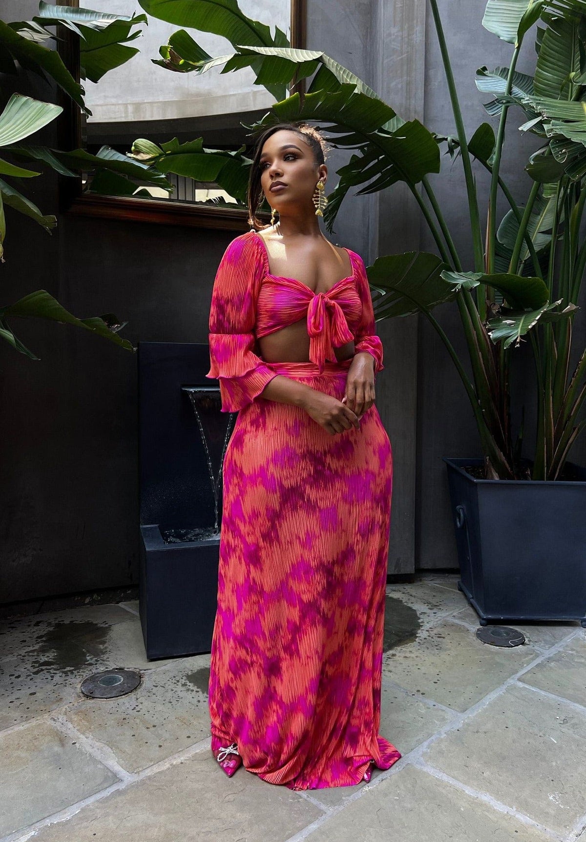 Sunset Serenade Maxi Two Piece